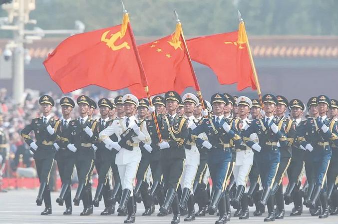 八一下的军旗