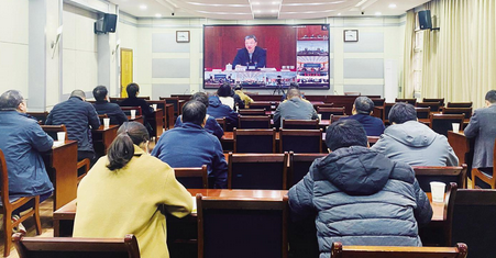 我校组织参加2024 届全国普通高校毕业生就业创业工作视频会议